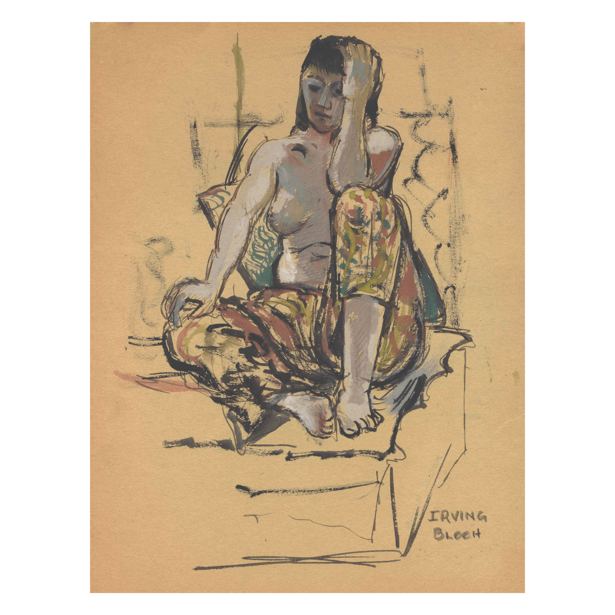 Seated odalisque the rivolo collection