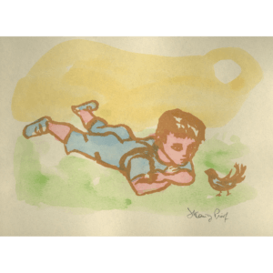 Boy and Bird