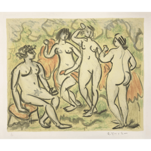 The Three Graces Dancing for Apollo