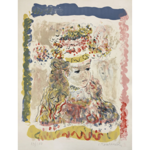 Girl in a Flowered Hat
