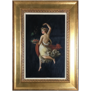 Flying Bacchante with Fruit and Spear