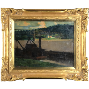 Salvage Barge of the Ohio