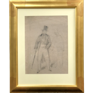 Study of a Gentleman Wearing a Top Hat