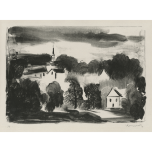 Théméricourt le clocher dans les arbres