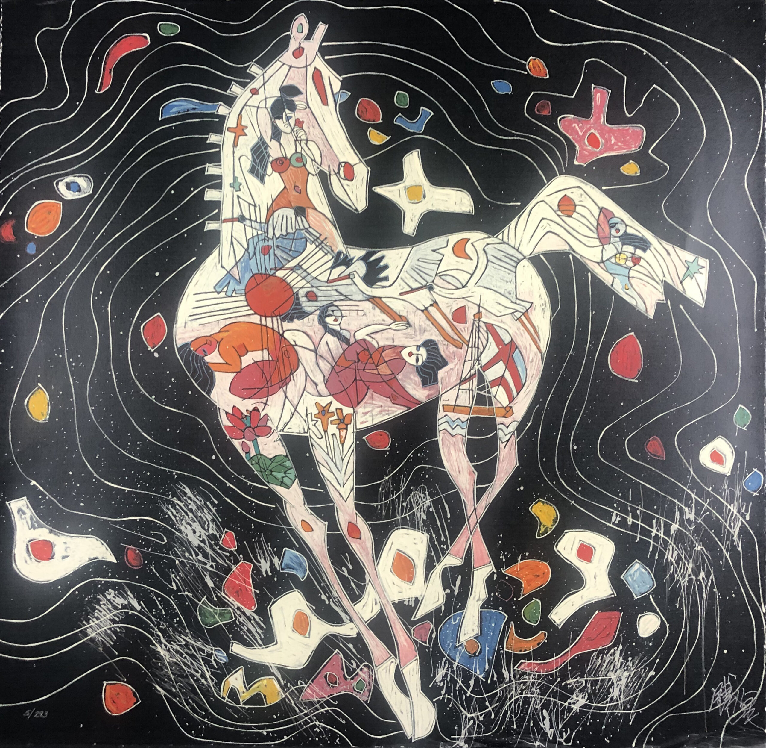 Jiang, Tiefeng - Little Horse II, 1989 (1)